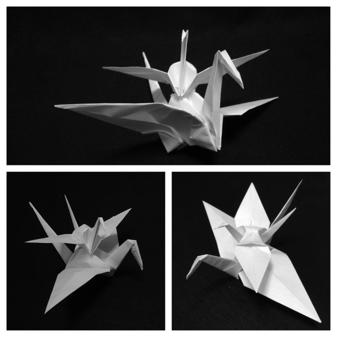 つなぎ折鶴のtwitterイラスト検索結果