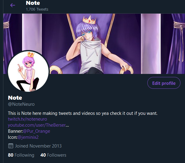 NoteNeuro's tweet photo. I'm at an even Number of both following and followers HELL YEA!!! THANK YOU ALL #evennumbersonly https://t.co/JgEmEdaxhI