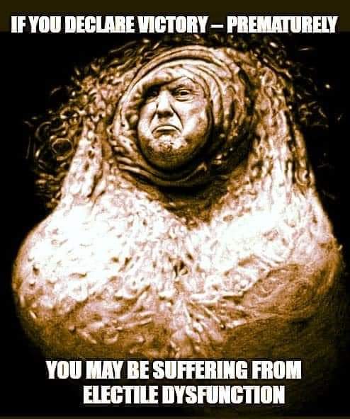 MisterT_333's tweet photo. @FrankFigliuzzi1 Experts successfully trace #realDonaldTrump'$ growing rage, anger and worsening self-loathing directly to Donald's chronic ERECTILE and recent #ELECTILE DYSFUNCTION" https://t.co/yhWoUPF5P7