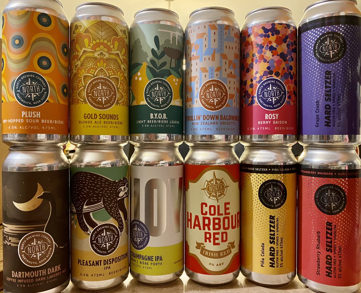 drinknbrew's tweet photo. My wife was kind enough to stop by @NorthBrewing while visiting #Dartmouth this weekend. Nice little haul came back for me. #NSCraftBeer #NS #CraftBeer https://t.co/0F4ek5QDI8