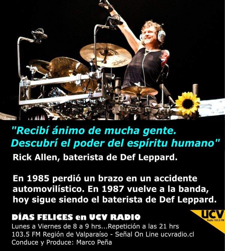 mpenamadrigal's tweet photo. #radio #ucvradio #Musica #diasfelices #defleppard https://t.co/92fzDLaDRe