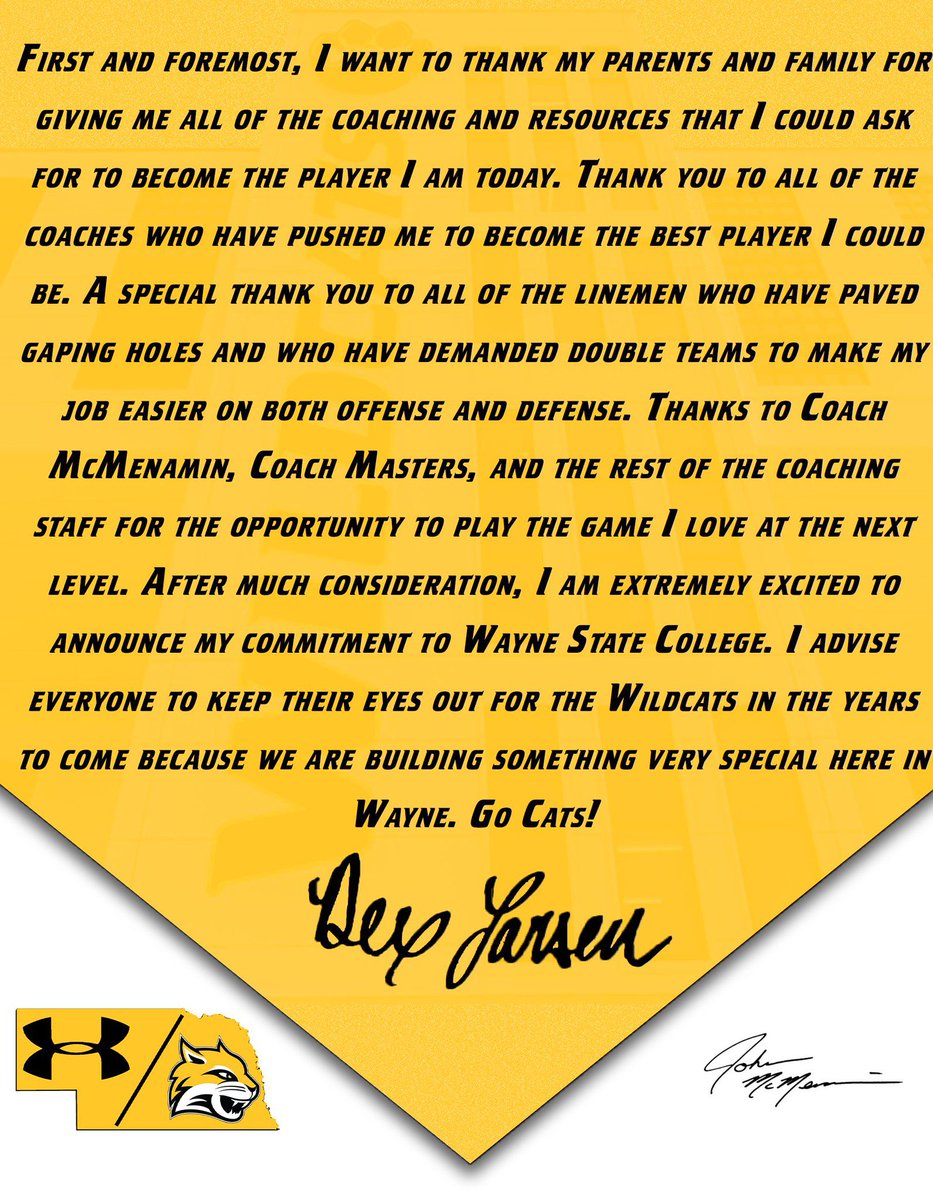 Dexter Larsen (@larsendexter) on Twitter photo COMMITTED!! 🐯⚫️🟡 #RISE #ForThePaw COMMITTED!! 🐯⚫️🟡 #RISE #ForThePaw