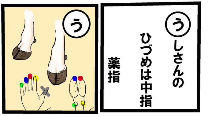 牛カルタ『う』

#牛 #牛イラスト #牛カルタ 