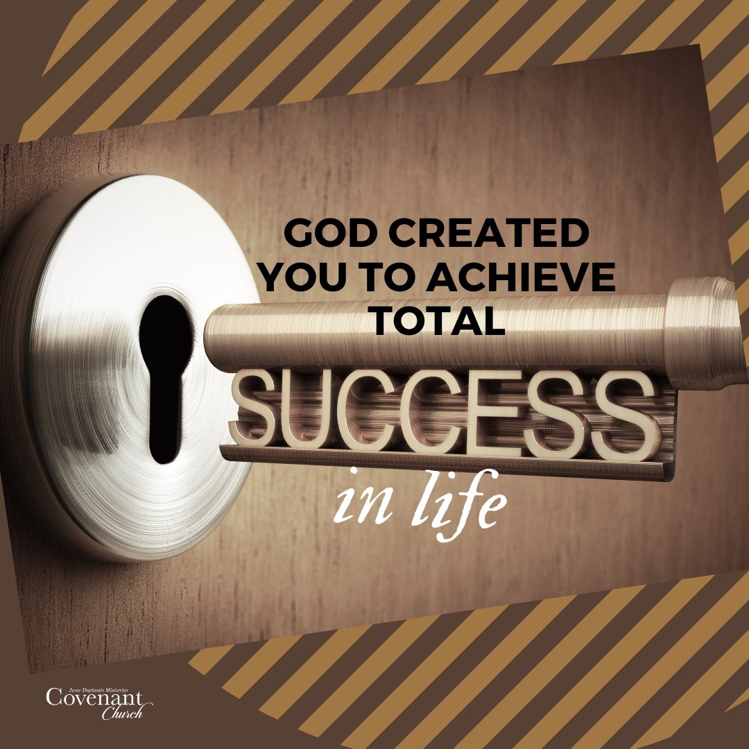 JDM_CC's tweet photo. God created you to achieve TOTAL success in this life—spiritually, physically, and even financially!
#MadeToSucceed #GreatExpectationGetsGreatResults #JesseDuplantis #JDMCC #CathyDuplantis https://t.co/jgFDPl7NbB