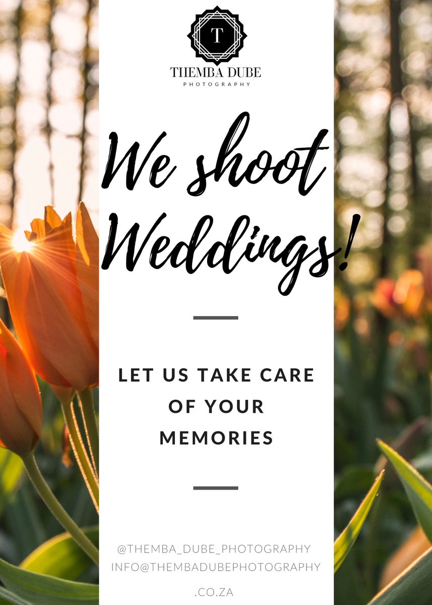 DubePhotography's tweet photo. WE SHOOT WEDDINGS

#weddingphotography #weddingphotoshoot #weddings #photography #shoots #engagementshoots #engagements #coupleshoot #familyportraits #family #outdoorshoots #studioshoots #celebration #celebrationshoots #traditionalwedding #weddingphotoshoot #bride #groom https://t.co/byQQh0UjAk