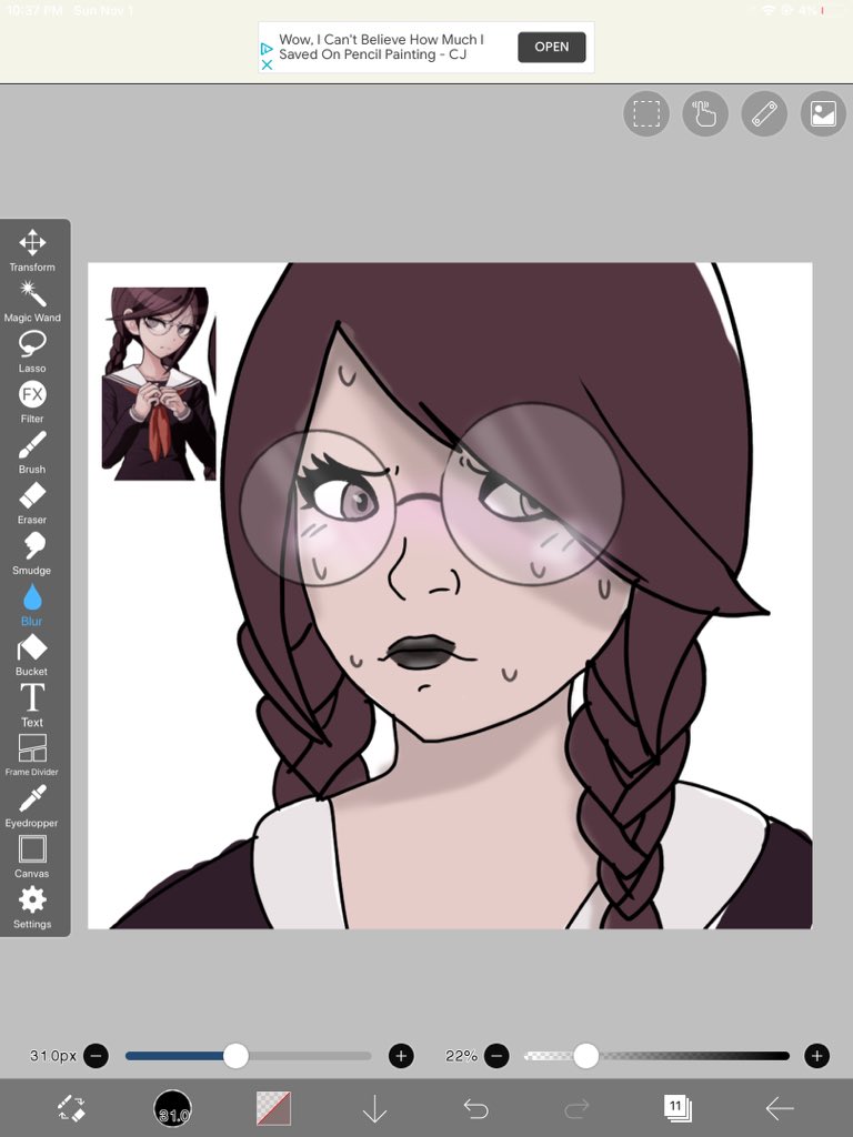 TheRacoonQueen's tweet photo. I drew toko for someone! He will be @ I’m the comments! 
#danganronpa https://t.co/e3Qn0dVAVU