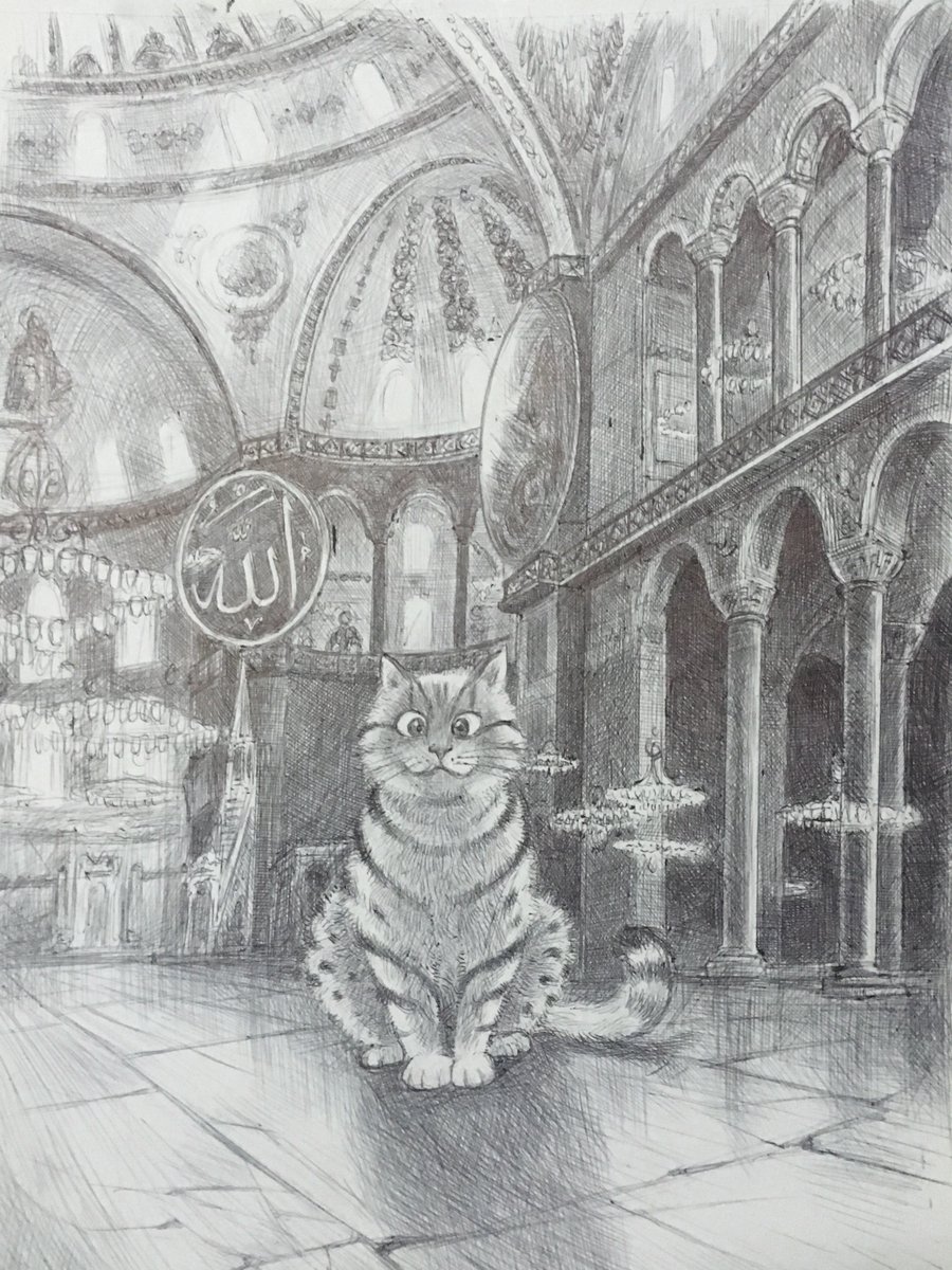 RIP Gli #hagiasophiacat