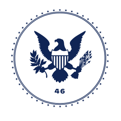 D Hunter Schwarz President Elect Biden S Transition Visual Identity Includes A 46 Seal Inspired By The Official Seal Of The President Of The United States Which He Ll Use When He Takes