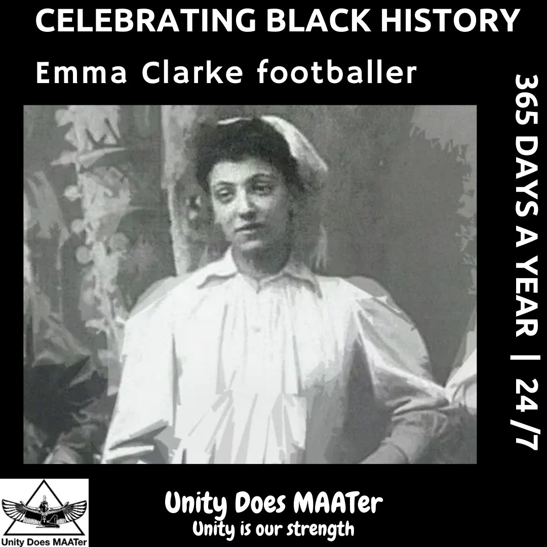 UnityDoesMAATer's tweet photo. #UnityDoesMAATer #RaisingVibrations #Achievement #Umoja #BlackHistory365 #BHM #BHM2020 #BHMUK #BlackExcellence #WithoutYourContribution #BecauseOfYouWeAre #Melaninated #MelaninatedPrivilege #GivingYouYourFlowers #WeAppreciateYou #EmmaClarke #Footballer #FemaleFootballer https://t.co/PpVN0yI5O9