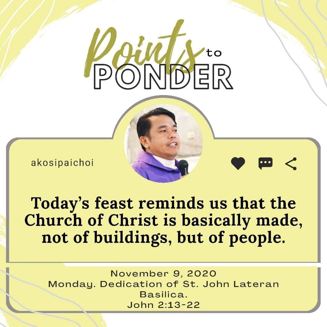 SRPPateros's tweet photo. #PointsToPonder

Daily Gospel Reflections by Fr. Choi Gliponeo https://t.co/OpJToPBvmb