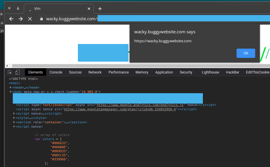 arwildo's tweet photo. Man, what a great challenge, I learn a lot of new things from a weird relationship between javascript and browser to a weird behavior of iframe's sandboxes.
As usual, Nice challenge.
Well done @bugpoc_official ๐
#ctf #xss #bypass #bugpoc #hackerone https://t.co/VbZtdmNOhq