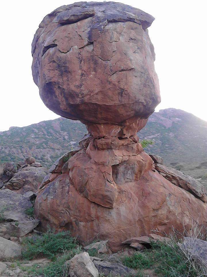 ALeadekei's tweet photo. Lepindira rock pedestal in Ngurnit resembles a gazing image of an old man facing great North.. https://t.co/gGB3ItknYw