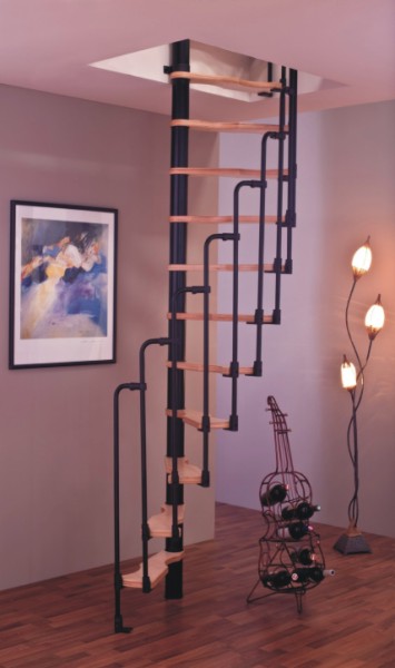 Eine #Spindeltreppe spart #Platz und ist ein
edler #Hingucker zugleich web-stairs.at/content/82/58