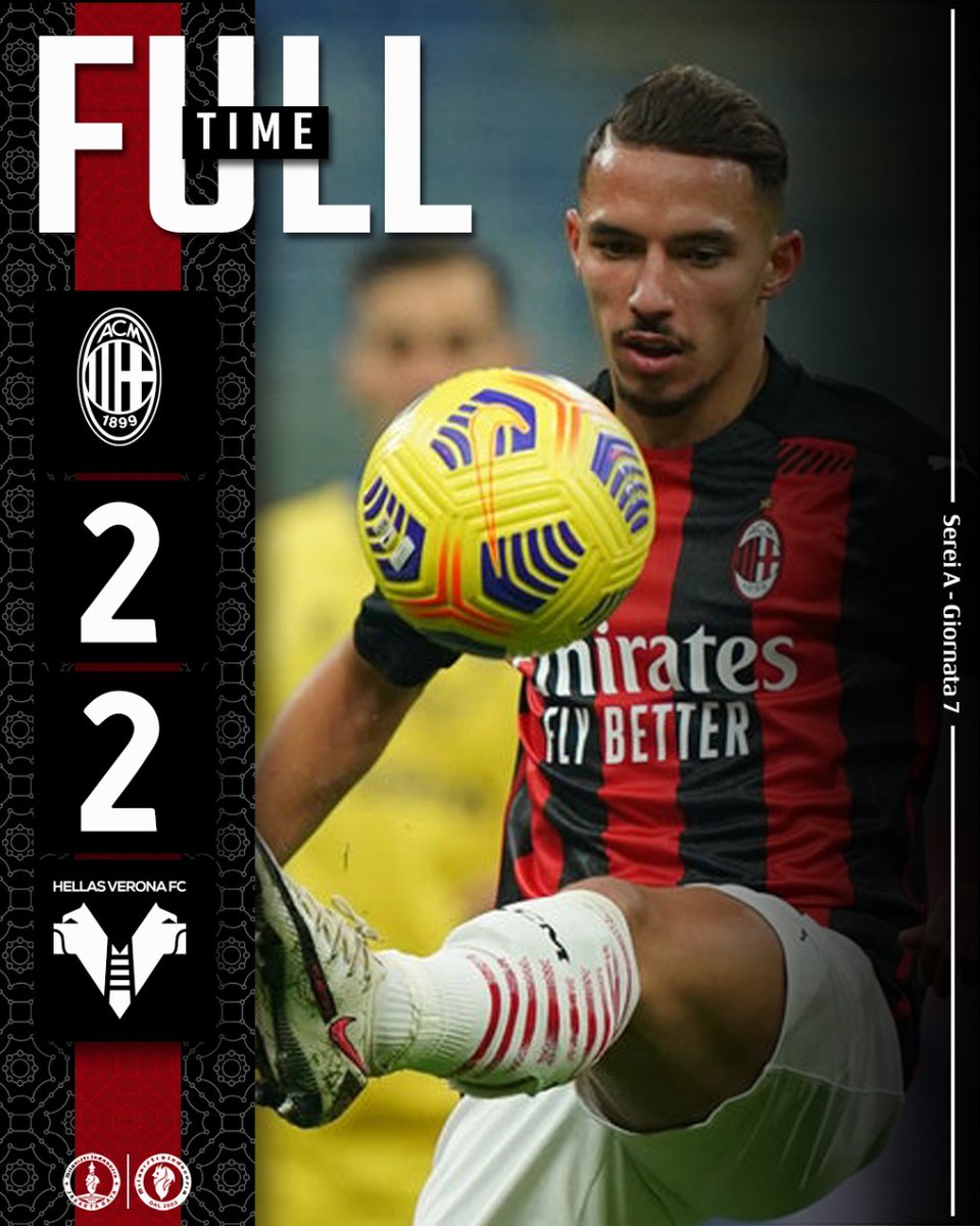 AC Milan kembali menelan hasil imbang dalam lanjutan #SerieA melawan Hellas Verona dengan skor 2-2.

Gimana komentar kalian?

#Milanisti #MilanistiIndonesia #ACMilan #WeAreACMilan