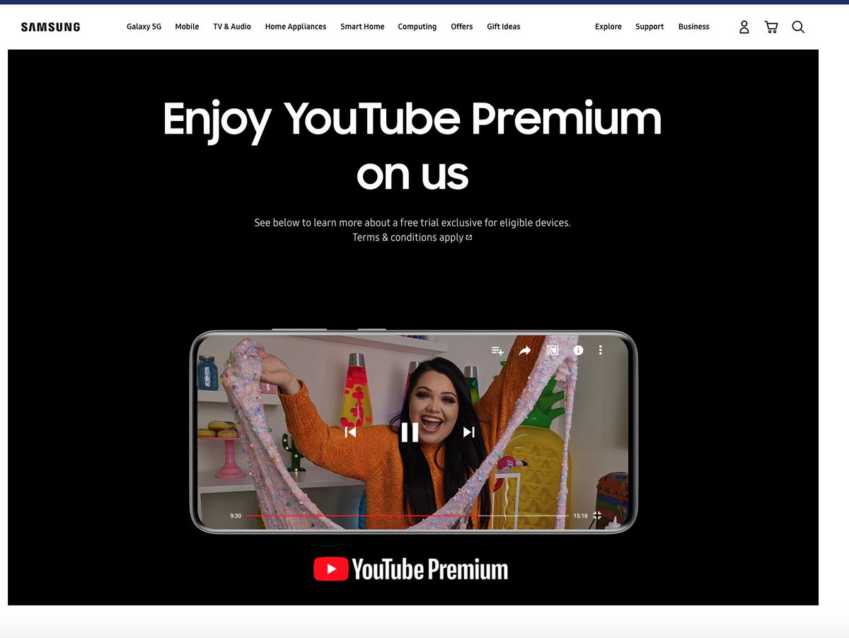 Samsung is also offering a Free YT Premium Trial!! Take advantage of this if you have samsung products!!Link:  https://www.samsung.com/us/mobile/galaxy/offers/youtube/ #BTS_BE  #BE  #BTS  #LifeGoesOn