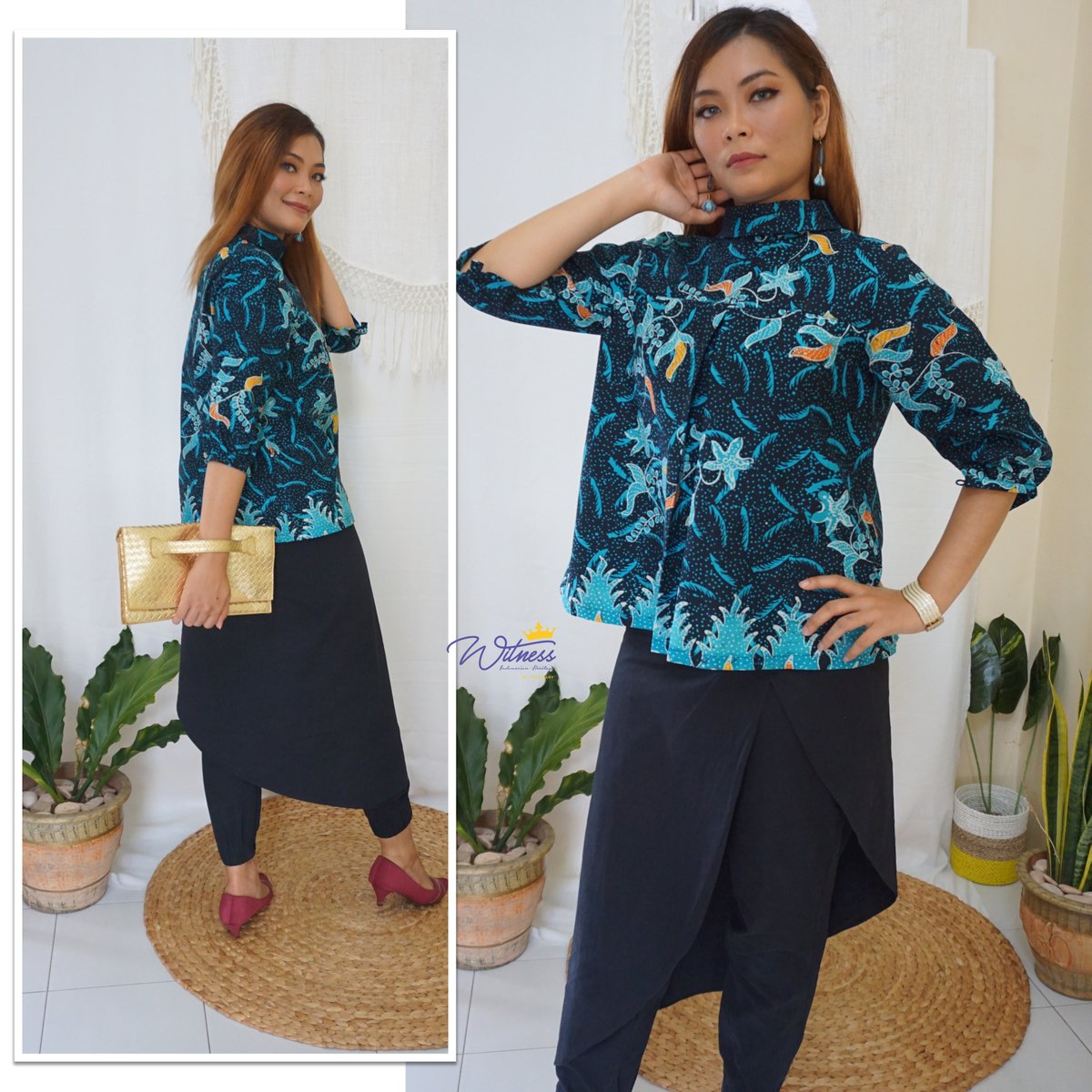 witness_co's tweet photo. FONY TOP
Dengan kerah jenis #StandCollar yang memberi efek jenjang pada leher. Cutting Adu Manis pada bagian tengah baju ini bisa memberi kesan ramping, Dear.
Semakin bangga dan PD memakai outfit Batik kan?
#WitnessCollection
#BOOM1111 https://t.co/4R9rP5bF3J