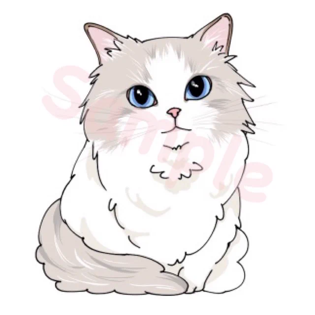 ご依頼で描かせていただいたnoteのヘッダーとそれぞれの猫ちゃんたちです。普段は男の子描くのが主ですが、こういった絵も描きます。#絵描きさんと繫がりたい #猫 #イラスト 