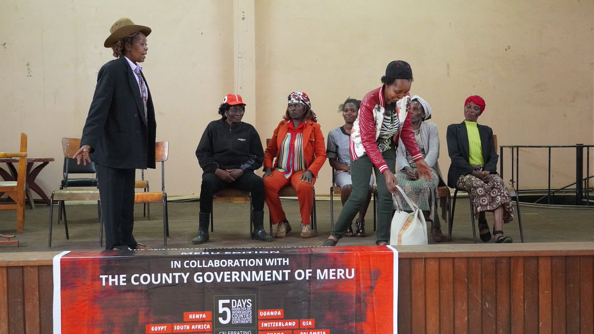 kitfest_ke's tweet photo. #KITFESTat5 in Meru experienced a lot of dynamic range when it came to the three group's we worked with, more specifically 'Njota Ya Meru' - a group of Women who came together to perform skits and educate, as well as entertain the community. #KITFEST2020 https://t.co/3xjBe4DvAk