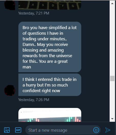 Dude I helped yesterday learnt how to determine trend within minutes. I think I could have better testimonial if he finished learning everything within 60 minutes