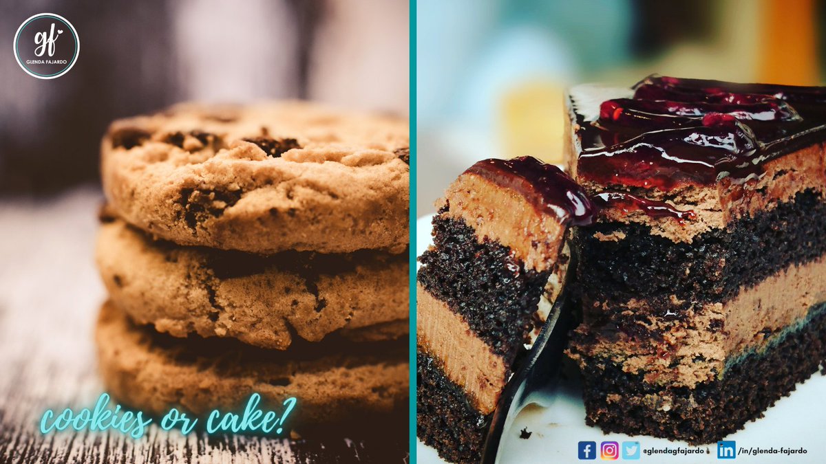 glendagfajardo's tweet photo. Should I choose? I will prefer cakes over cookies. I am a chocolate cake lover,  and I cannot live my life without it. How about you, cookies or cakes? #chocolatecakelover #cakesovercookies https://t.co/qNC7GiDjeq