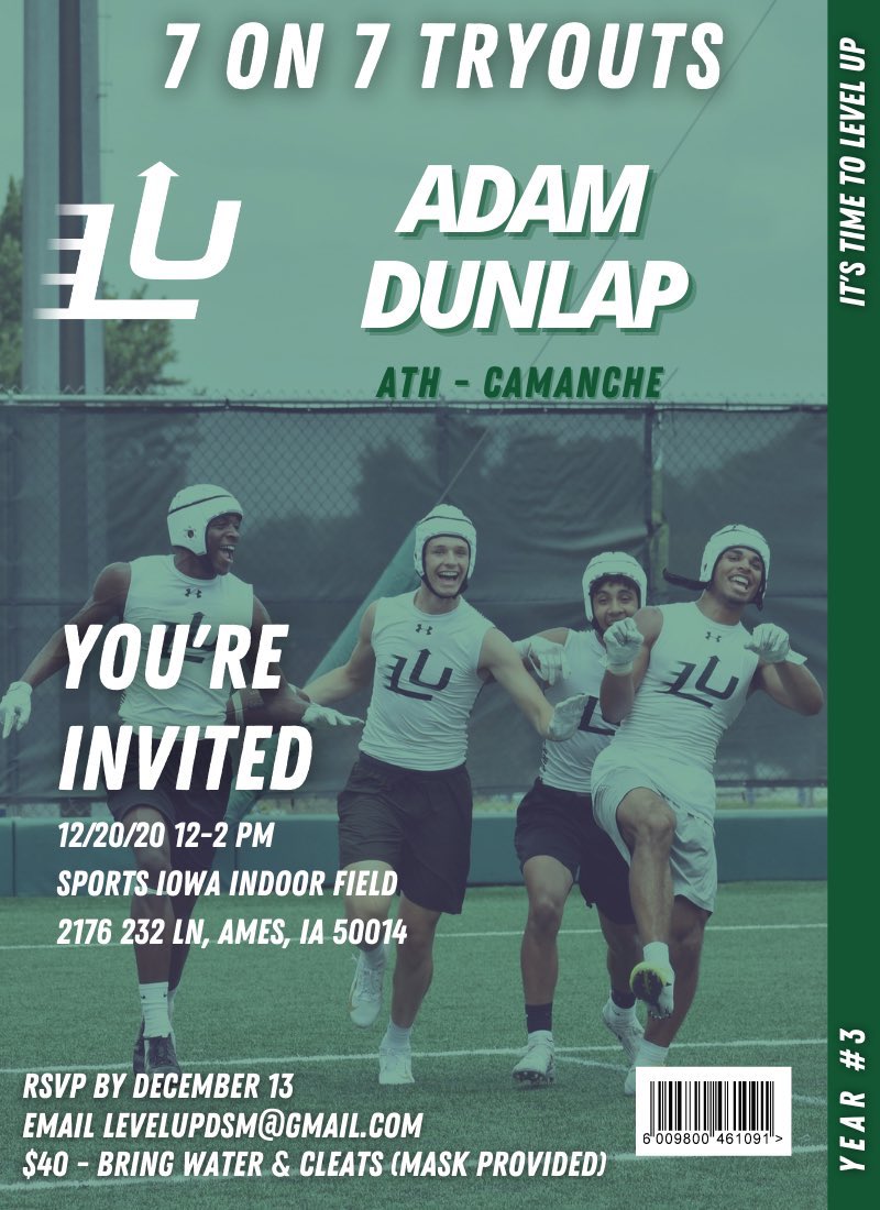 Thanks for the invite <a href="/LevelUpDSM/">Level Up Athletic Performance</a>