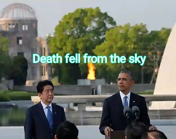 Qyy1M's tweet photo. @BarackObama @JoeBiden @KamalaHarris A lot of 🇺🇸Americans have forgot a citizen hecatomb in #Hiroshima #Nagasaki .
But 🇯🇵Japanese and people of the world are estimating conscience of the OBAMA president who appeased the spirits of Hiroshima at the front a little very much.🙂 https://t.co/qkGbqFMDOZ
