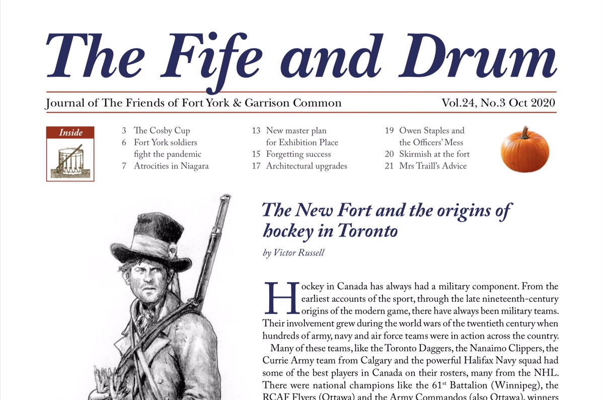DonCranston's tweet photo. The day is always great when the next edition of the @FortYorkFriends’ Fife &amp; Drum Journal arrives. One of #Canada’s finest history journals. Subscribe here (it’s free): https://t.co/cPYtcgUdtp
@fyfoundation #Toronto #Ontario #CdnHistory https://t.co/TBImouOhV4