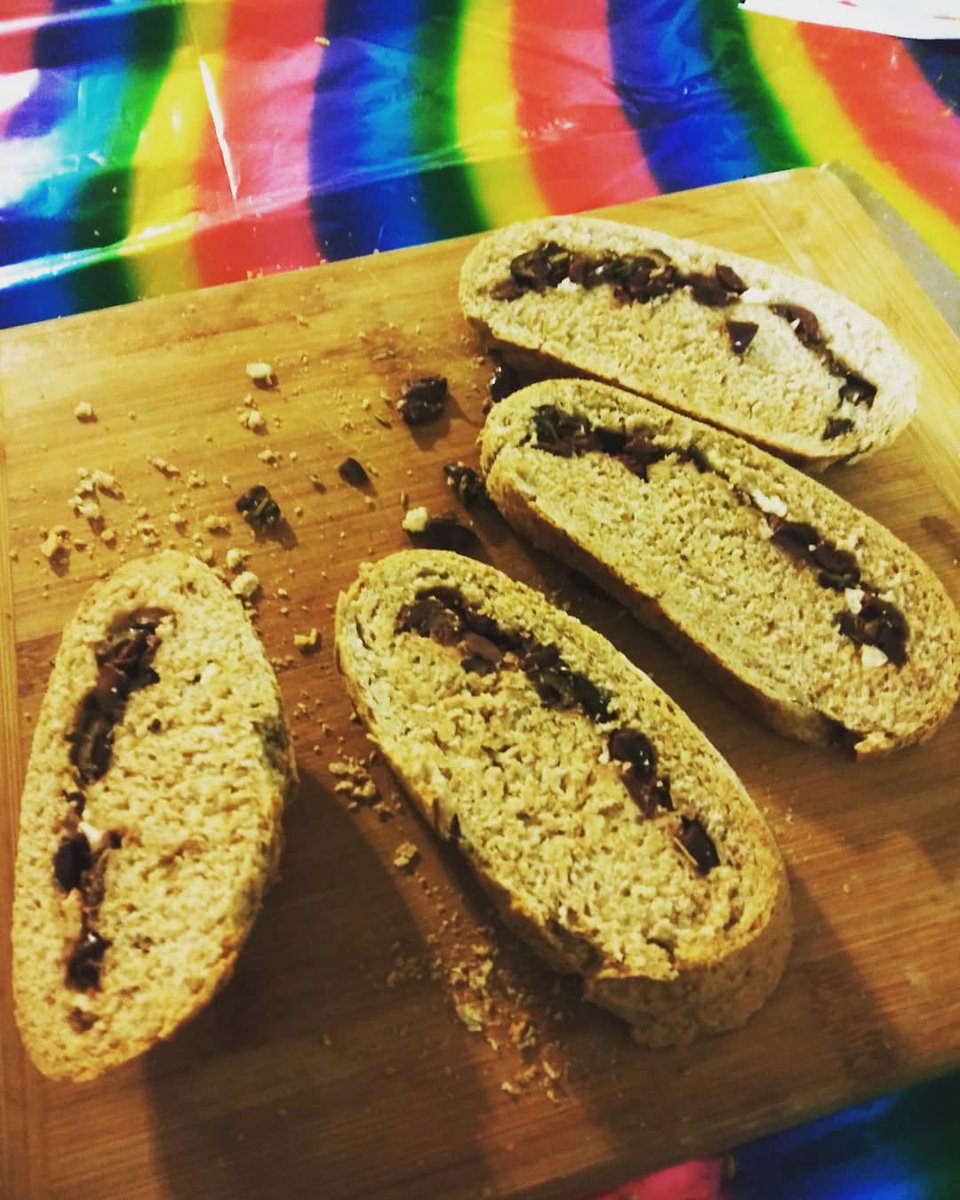KremPoof98's tweet image. Made some olive and feta stuffed bread for the first time today! There are parts that need improving but it came out pretty good for my first stuffed bread! #homemadebread #stuffedbread