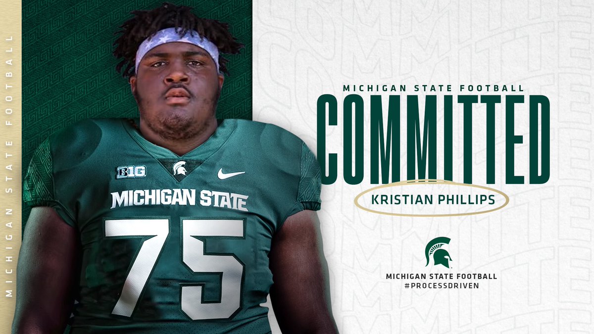 True_ballers16's tweet photo. We are EXTREMELY Excited  to Announce that I have Officially Committed @MSU_Football @CoachCKap @Coach_mtucker @CoachLaws00 @tdubb64 @CoachJohnson_13 @OLCoachWilder51 @ChadSimmons_ @RecruitGeorgia @247Sports #GoGreen🟢⚪️ https://t.co/q230KJeJ3u