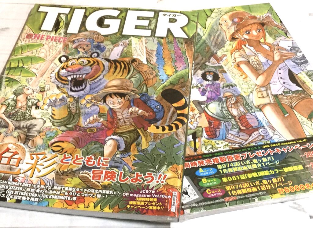 One Piece 麦わらストアあべの店 オススメ商品 尾田栄一郎画集 Color Walk 9 Tiger 1 980円 税込 好評発売中 麦わらストア Onepiece T Co Zthkncyh3t Twitter