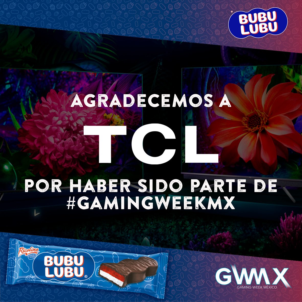 GamingWeekMX's tweet photo. #AtreverseTieneOnda y @tclmex nos convenció para ser la mejor TV para jugar nuestros videojuegos favoritos en alta calidad.
#GamingWeekMX brillo en cada pantalla gracias a ustedes. https://t.co/XO36jLta7U