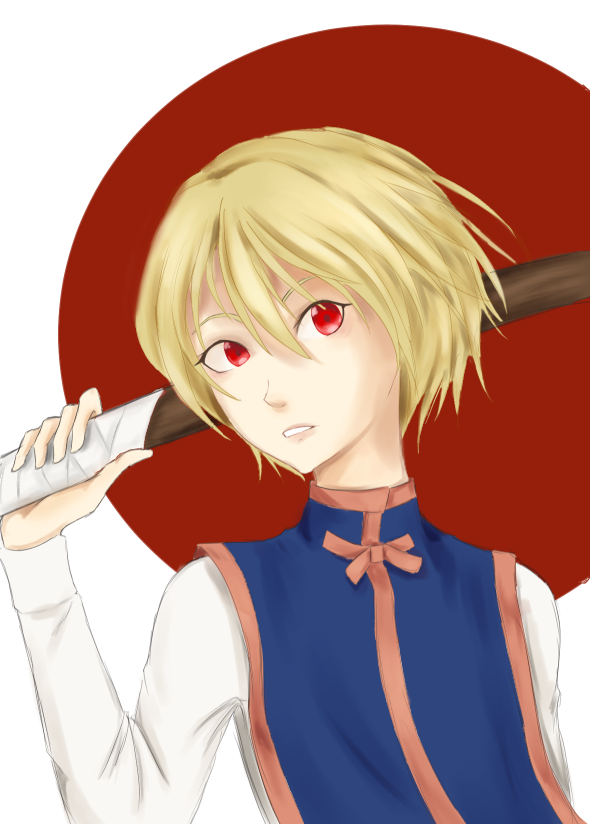 Lol so i finally made a tik tok and my first post was this drawing of one kf the many loves of my life Kurapika

#hxh #fanart #digitalart #tiktok