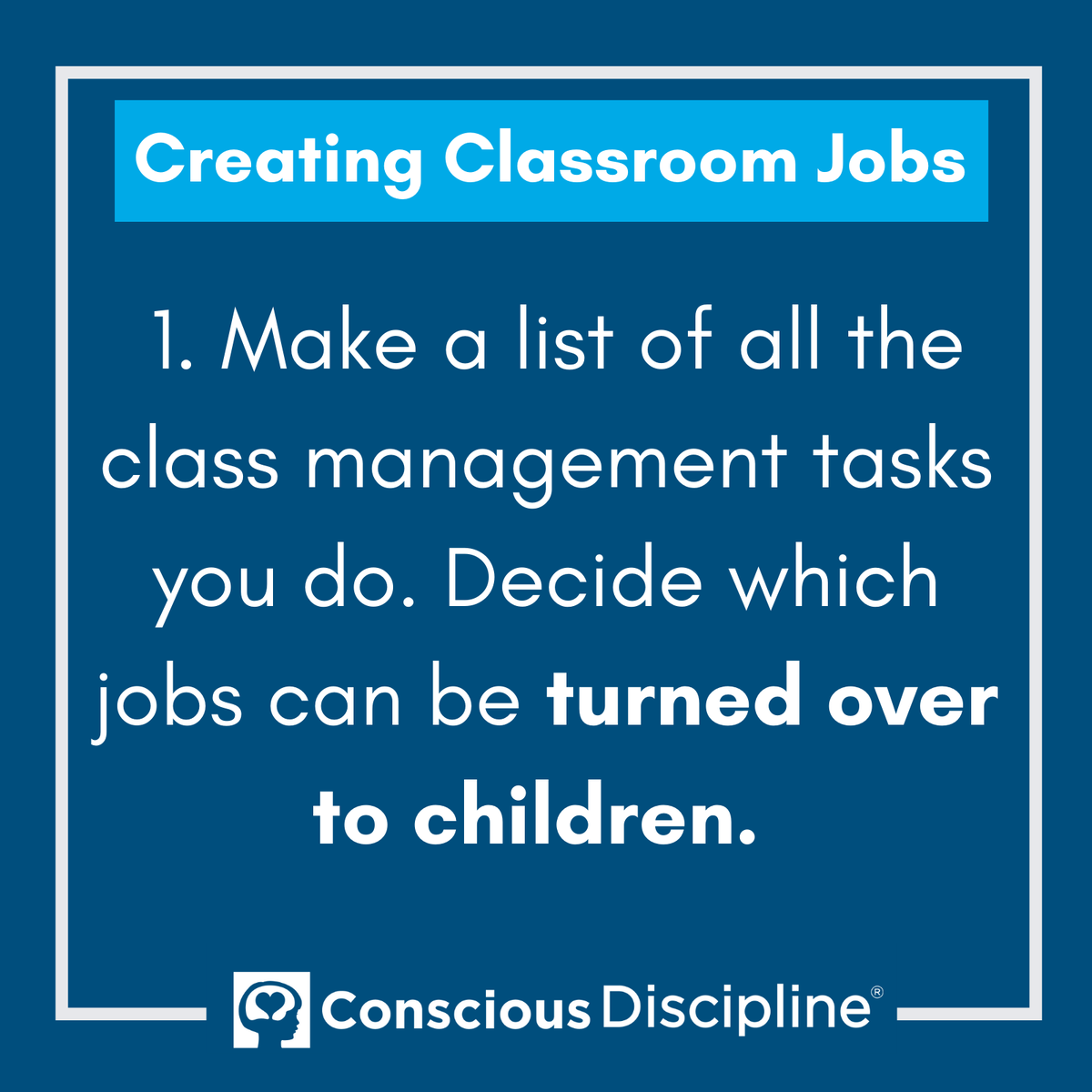 ConsciousD's tweet photo. Here's some suggestions on getting started in creating classroom jobs. To learn more about classroom jobs, check out these video examples as part of Shubert's School, a free resource on our website here: https://t.co/8tZ4zMgPLk #iHeartCD https://t.co/QqHxkLKLcF
