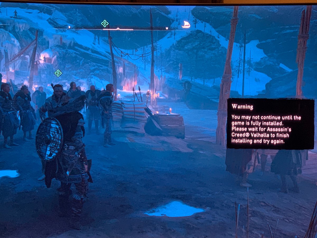 MrManakan's tweet photo. @GameSpot is AC Valhalla broken for your reviewers like it is for me?Cant leave startin area because game is“installing”which is weird because its fully installed+8hours letting PS4 sit.Make note of this in ur review people who have gotten early are havin this issue. Check reddit https://t.co/9zanEuRJzp