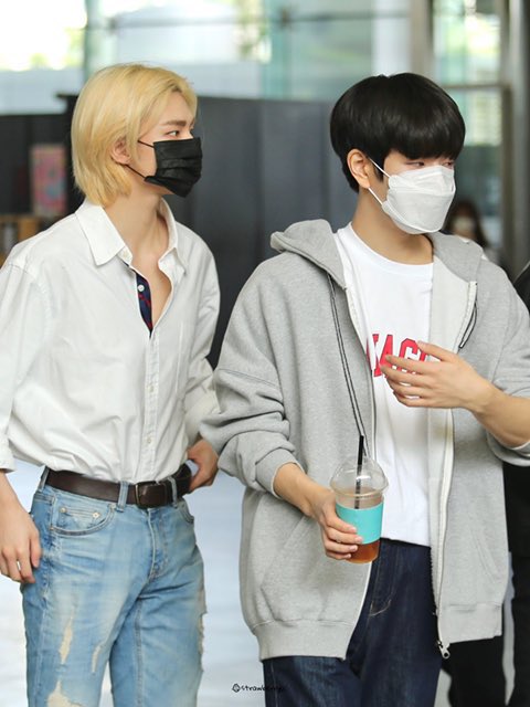 ちまっこ これくらい長いロン毛もまたいい ヒョンジン Straykids Hyunjin