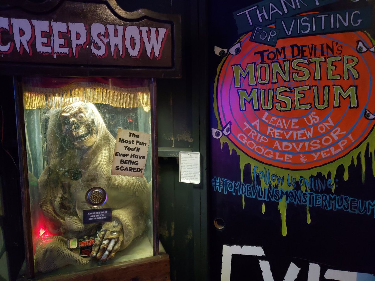 NerdOutWithMe's tweet photo. Finally reached the end! What an awesome place. Def worth checking out if you're ever in Boulder City Nevada. Hope you all enjoyed!
#TomDevlinsMonsterMuseum https://t.co/qCBuo3aH2m