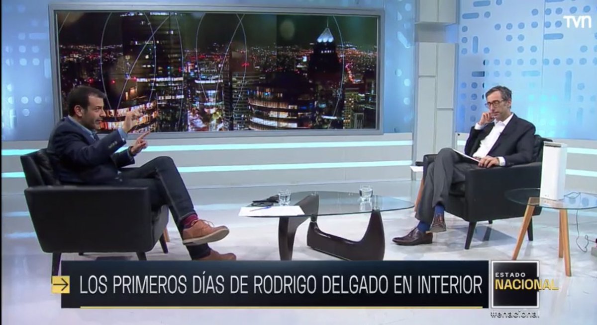 Ministro <a href="/RodrigoDelgadoM/">Rodrigo Delgado Mocarquer</a> en #Enacional: 

“No hay tiempo que perder. El Estado tiene que modernizarse”.

📺 tvn.cl/www.tvn.cl/env…