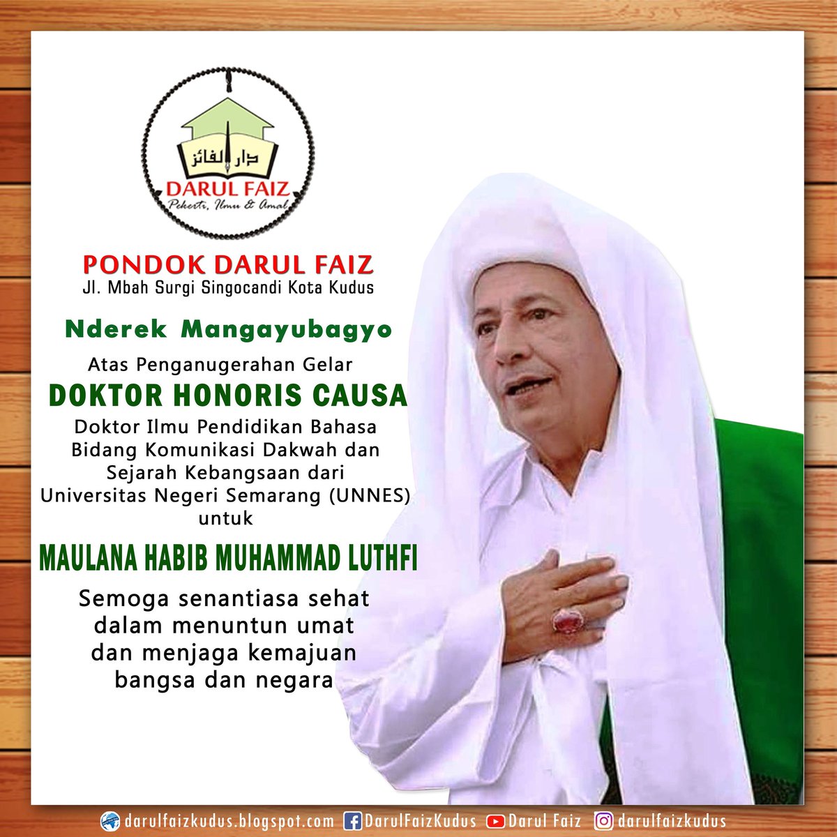 Selamat &amp; Sukses
#habibluthfibinyahya #habiblutfibinyahya #habiblutfipekalongan #habibluthfi #habiblutfi #habibluthfy #unnes #unnessemarang #darulfaiz #bimbelyatama #bimbelyatamadarulfaiz