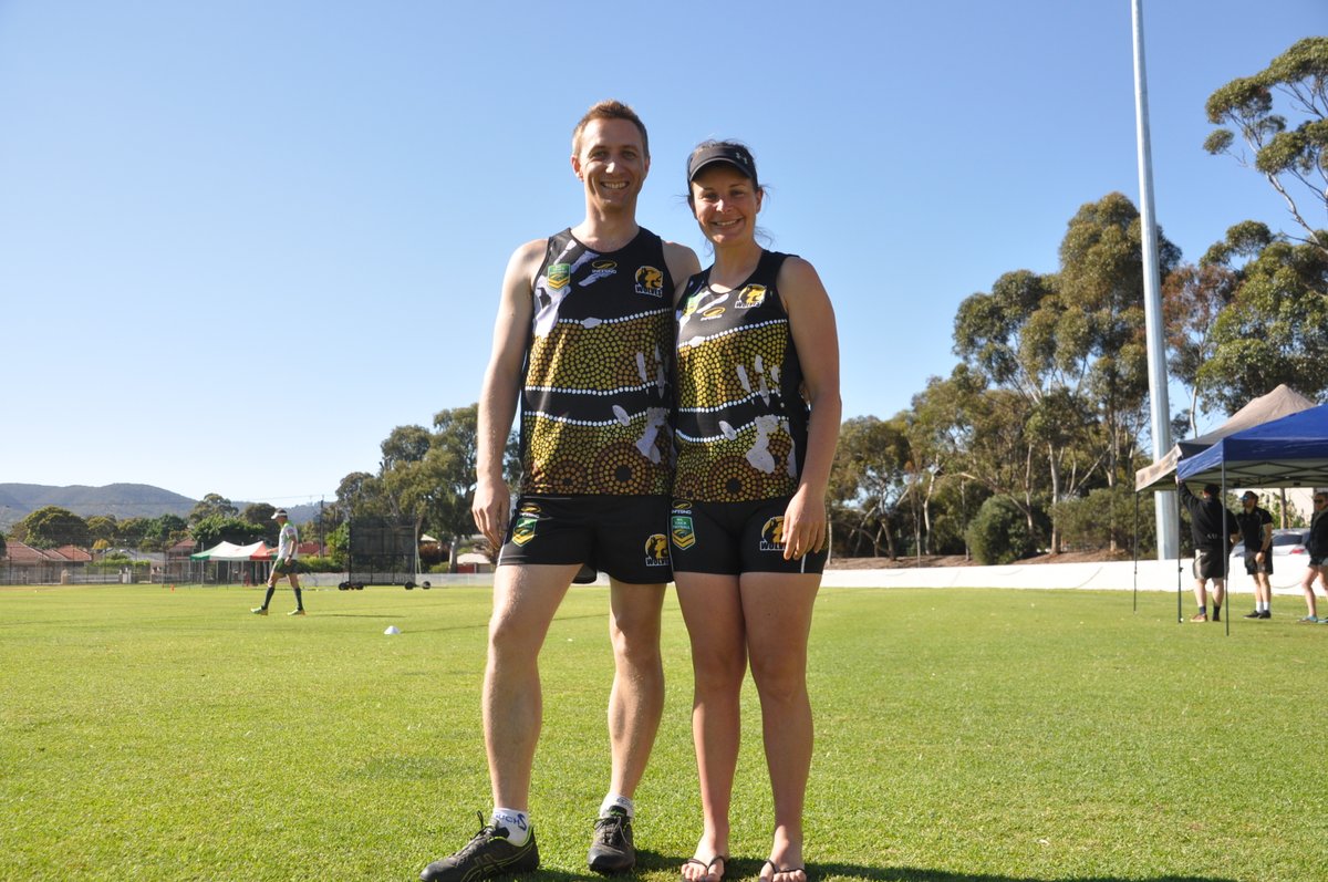 TouchFootballSA's tweet image. It's #NAIDOCWeek2020!

This year throughout TFSA League the South West Wolves Touch teams are wearing these indigenous inspired playing kits designed by South West Wolves and South Australian representative Darren Williams!

#NAIDOC #NAIDOC2020