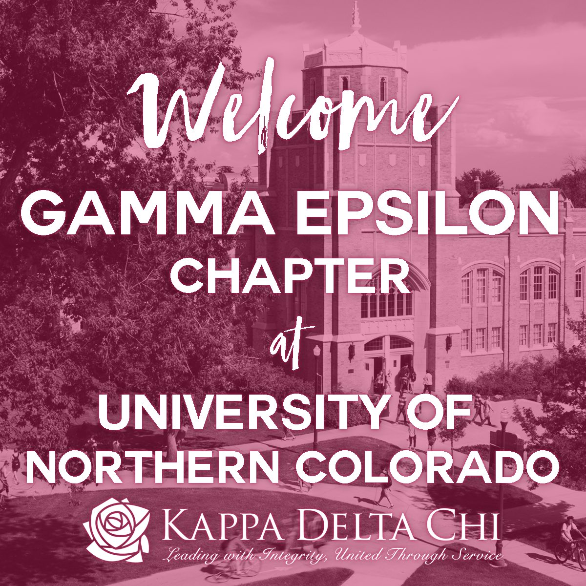 The Colony at the University of Northern Colorado was established on April 21st, 2018, by 11 Charters. We are honored to induct this Colony as the Gamma Epsilon Chapter of Kappa Delta Chi Sorority, Inc.