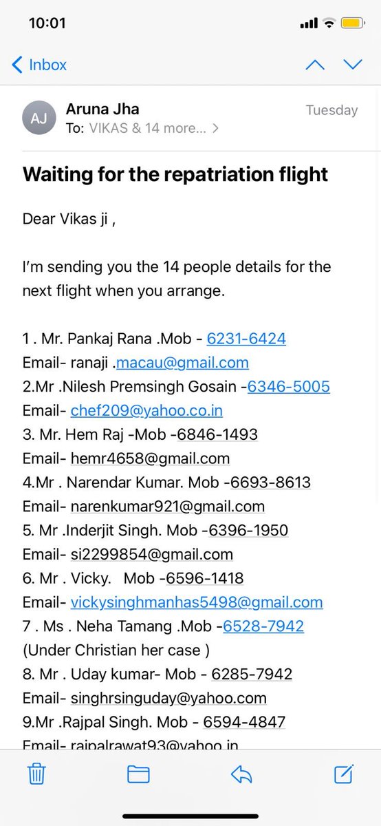 shubhamshreeyo1's tweet photo. @indiandiplomats @SupportEmbassy @PMOIndia @DrSJaishankar @AmitShah Sir 🙏🏻Kindly look at this matter,my uncle along with the mentioned name are in Macau and they are having lot of problems from the last 6 months. The Indian embassy is also not able to help them. https://t.co/KYv3TdPXXN
