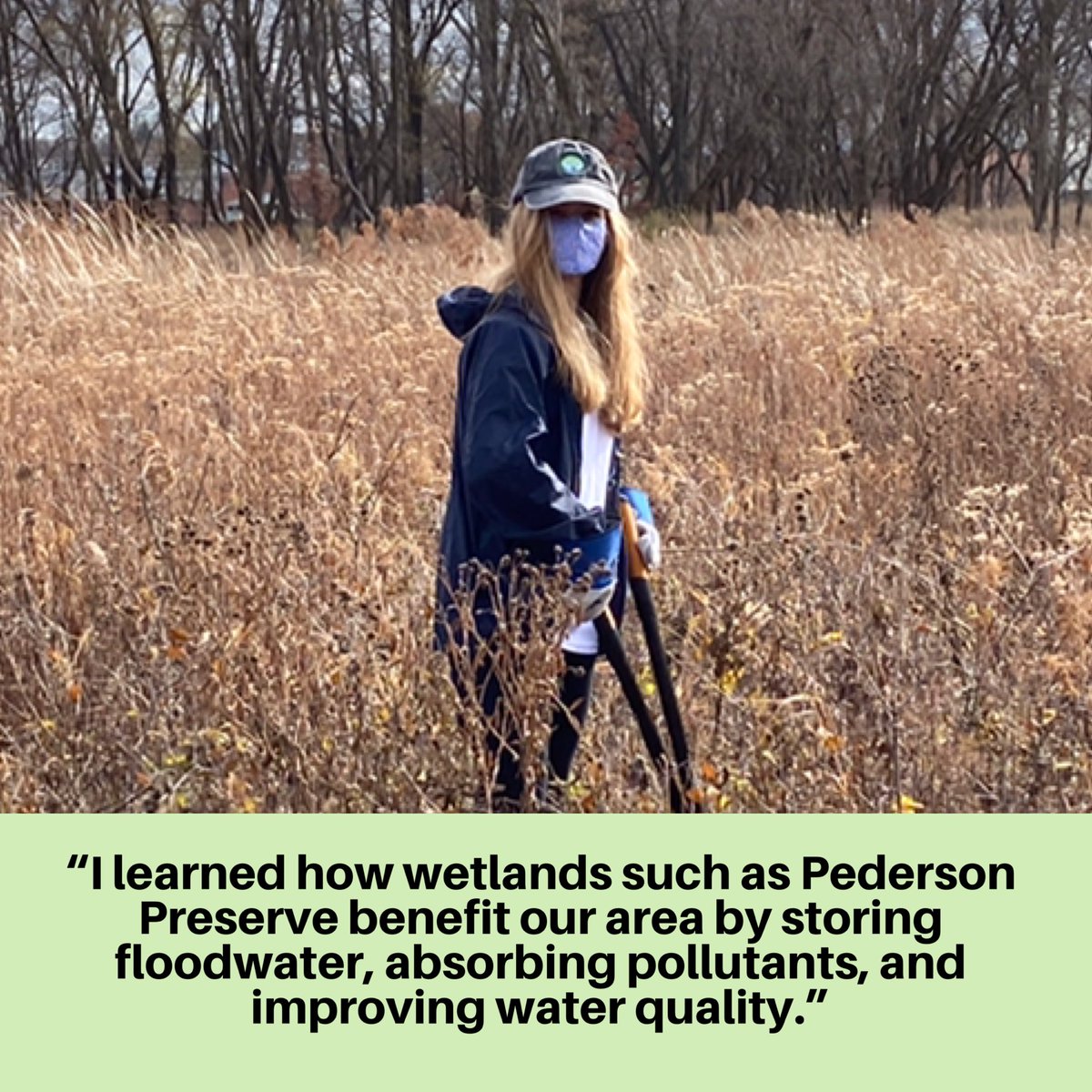 bactrust1's tweet photo. Today teen volunteers helped restore Pederson Preserve, BACT’s outdoor classroom, & learned at the same time. Thanks to Illinois Clean Energy Community Foundation & Oberweiler Foundation for grant funding.#naicecfdn #csgrantsil @jbaylor77 @LTurngren @LTurngren @BarringtonHS220 https://t.co/JCljEtq8OM