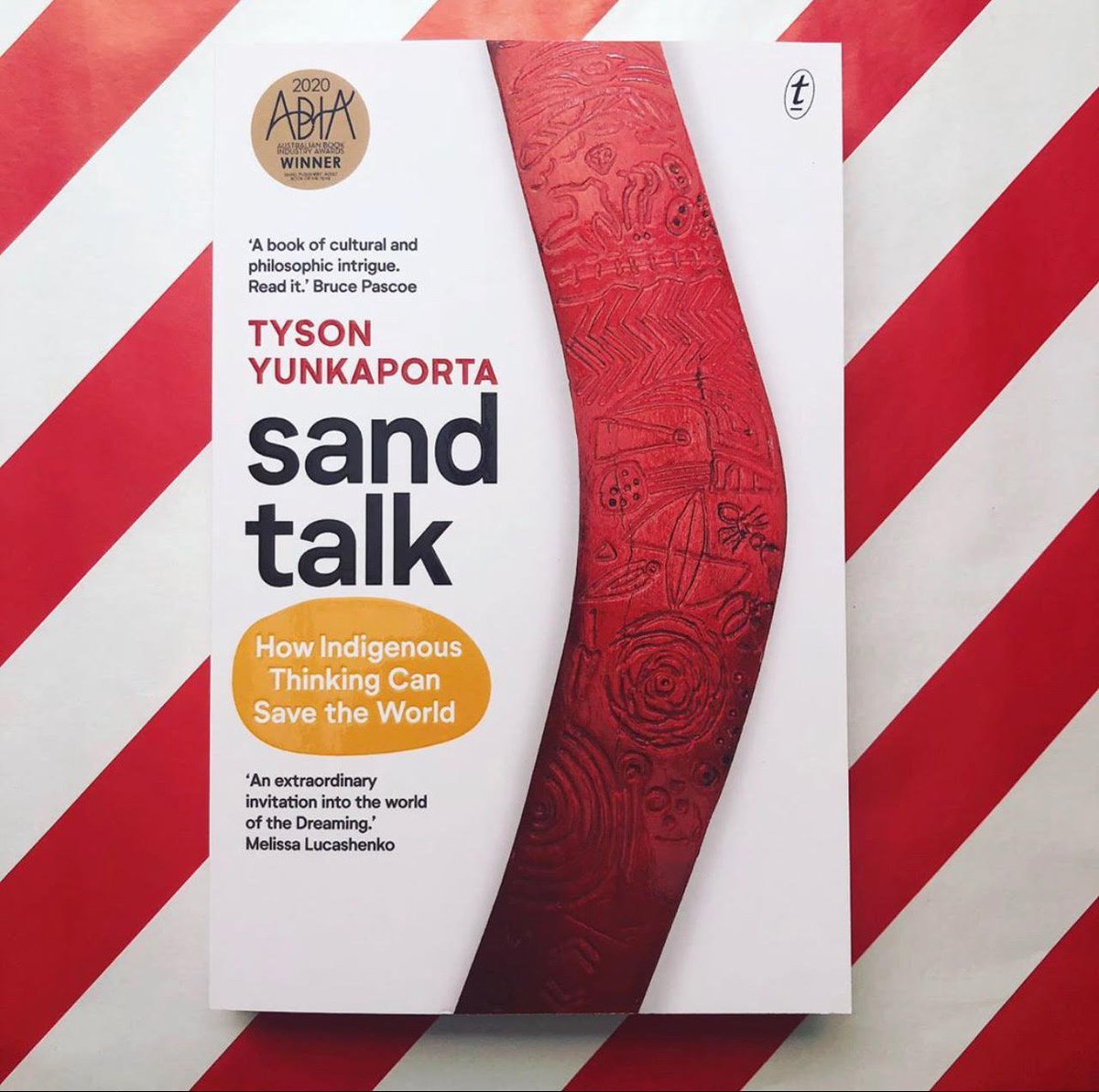 Sand Talk, by Tyson Yunkaporta  @text_publishing I really enjoyed Yunkaporta's authorial voice and the relentless focus, as he describes it, on the “how” of Aboriginal and other indigenous thought systems rather than the superficial, product-oriented “what”.
