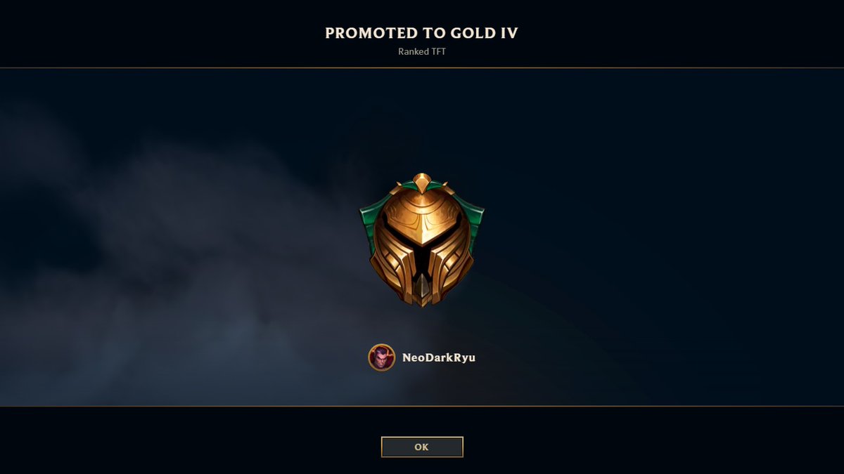 ShinDarkRyu's tweet photo. Back to back first place victories leading to Gold IV! Note: on the last game, no Chosen Champion. #TeamFightTactics #goldpromotion  @daniedandljm https://t.co/rLEJJTvQ8b