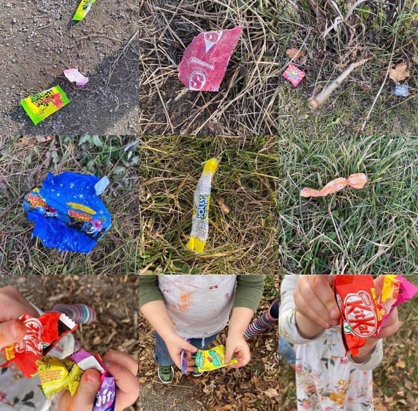 DeepBlueCleanup's tweet photo. Halloween can result in an increase of plastic pollution found in waterways. We’re calling all Deep Blue Heroes to help clean up candy wrappers the next few weeks, and  to try our candy craft challenge! Add the hashtag #DeepBlueCleanup or #HalloweenCleanup so we can see!🌊 https://t.co/2LIHdquXSD