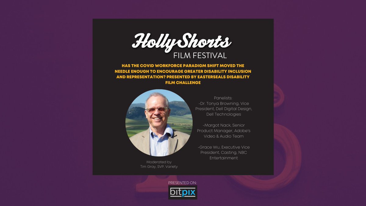 HollyShorts's tweet photo. We are so thrilled about our #HSFF2020 Panels! Make sure you check out everything we've got going on this week then visit this link for a full schedule of events! #HSFFSweet16 #HSFFPanels @timgray_variety @RebekahFilmDR
Get Tix: https://t.co/qNlHpgB0EX https://t.co/jiGBFXjPob