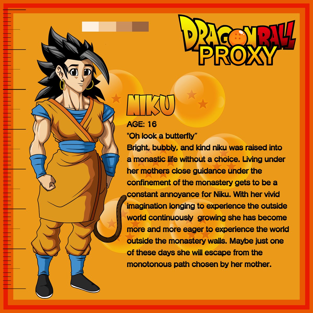DragonballProxy's tweet photo. Introducing our main Heroine NIKU.  #DRAGONBALL #DRAGONBALLZ #DRAGONBALLSUPER #FEMALESAIYAN  #LGBTQ #SAIYAN #DRAGONBALLPROXY  
#ANIMATION #FANSERIES #FANANIMATION #MEDIABANG #SHERA #SPOP #CIS #FEMALE #LESBIAN #GAY #DIGITALART #NONBINARY #AGENDER https://t.co/RACEgZzA5b