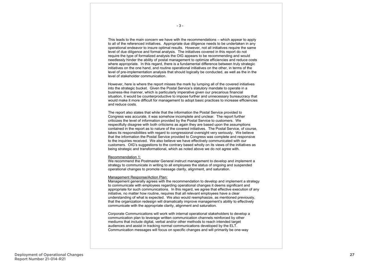 The  @USPS response is underwhelming Louis DeJoy needs to be in handcuffs and I very much look forward to his perp walk He knew exactly what his marching orders were so I’m going to remind you DeJoy do NOT destroy ANY evidence  https://www.uspsoig.gov/sites/default/files/document-library-files/2020/21-014-R21.pdf https://twitter.com/File411/status/1325149842931408898?s=20