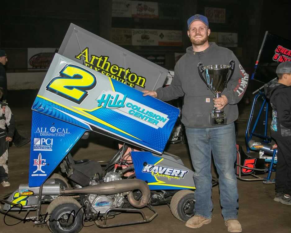 Zach Kavert keeping the streak alive by capturing the 2nd points race of the season <a href="/RBOutlaws/">Red Bluff Outlaws</a>