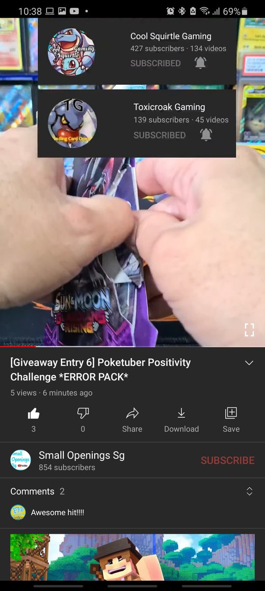 OpeningsSg's tweet photo. Giveaway Entry 6] Poketuber Positivity Challenge *ERROR PACK*

https://t.co/MNqhzk1ogN

#positivepoketuberchallenge #giveaway #pokemon #pokemontcg #poketuber #pokemongiveaway #pokemoncollection #guardiansrising #errorpack https://t.co/QosTpPWso2